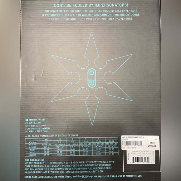 Women’s Air Classic Ninja Suit W (Black) - Picture 3 of 6